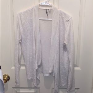 White Business Casual Calvin Klein Cardigan, M